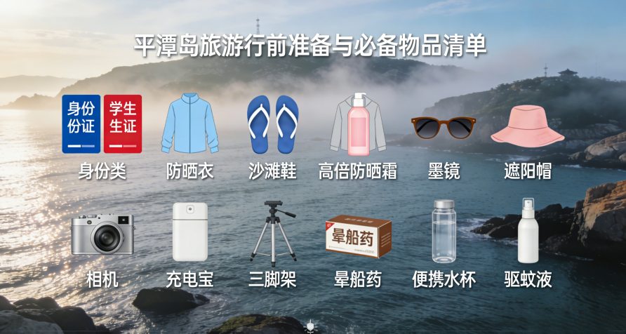 平潭岛旅游攻略2026-行前准备与必备物品清单