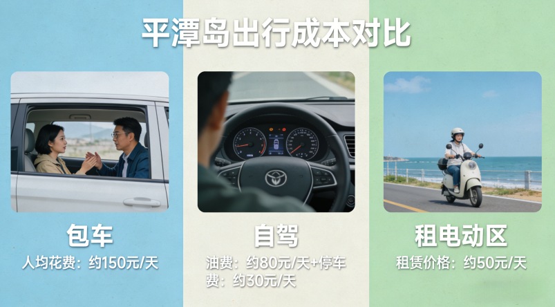 平潭岛出行成本对比