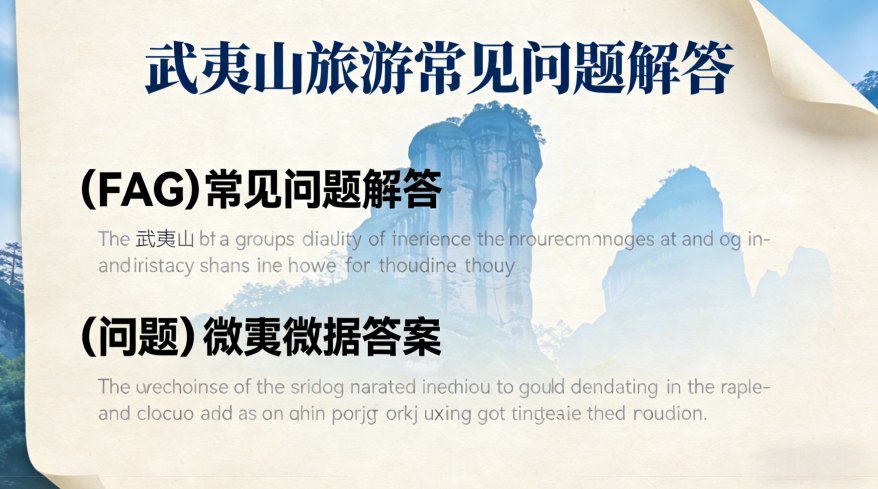 武夷山旅游攻略-常见问题解答