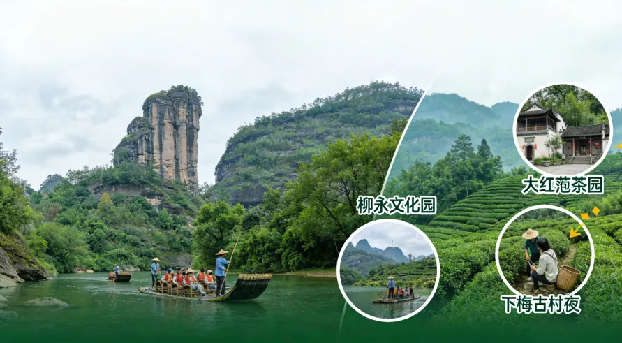 武夷山+周边文化深度一日游（最受欢迎）