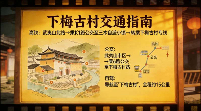 下梅古村交通指南