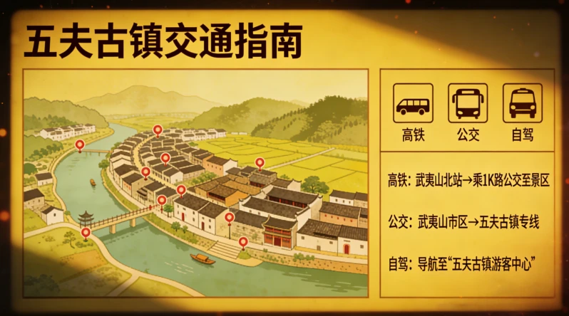 五夫古镇交通指南