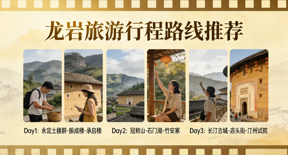 龙岩旅游行程路线推荐