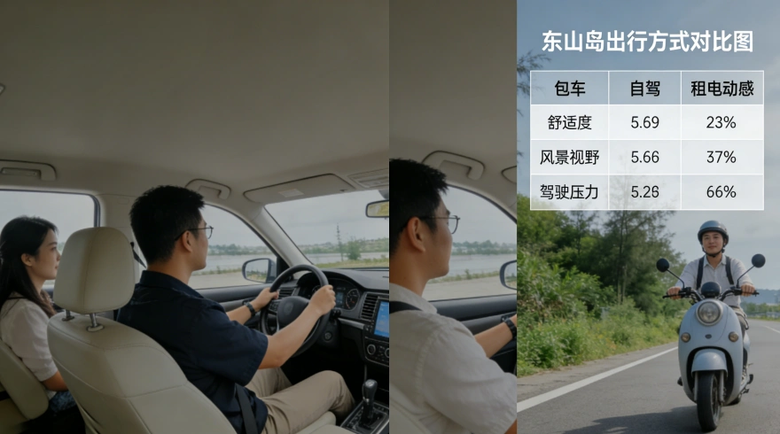 东山岛包车 vs 自驾/租电动车