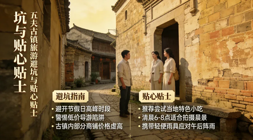 五夫古镇旅游避坑与贴心贴士
