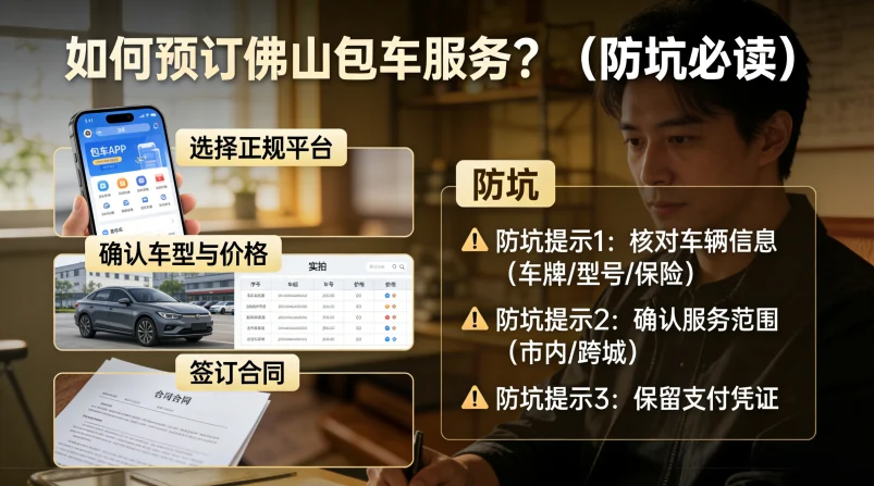 如何预订佛山包车服务?(防坑必读)
