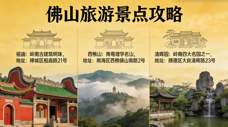佛山旅游景点信息攻略