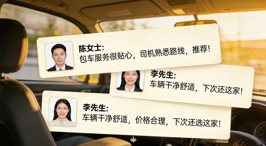 广东包车真实用户评价