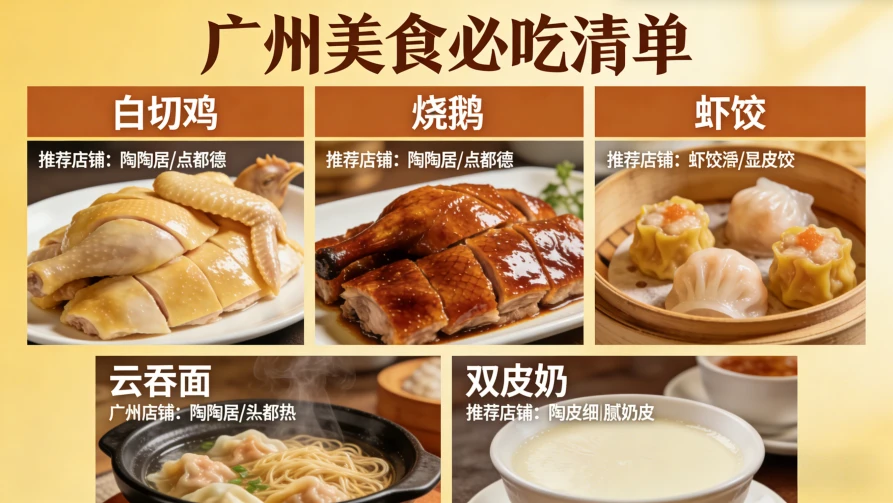 广州美食地图必吃清单与老店推荐
