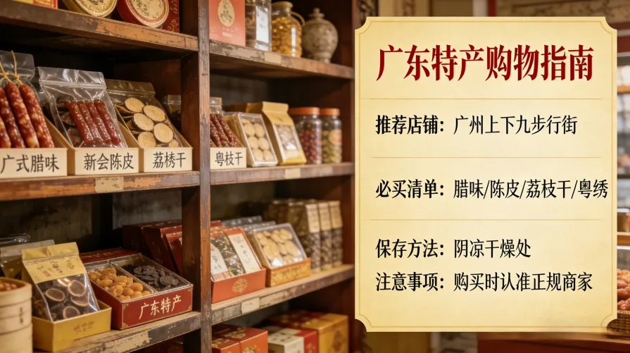 广东特产与购物指南