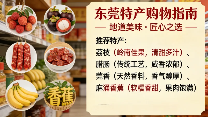 东莞特产与购物指南