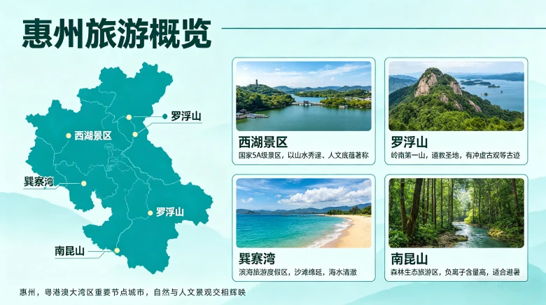 惠州旅游概览
