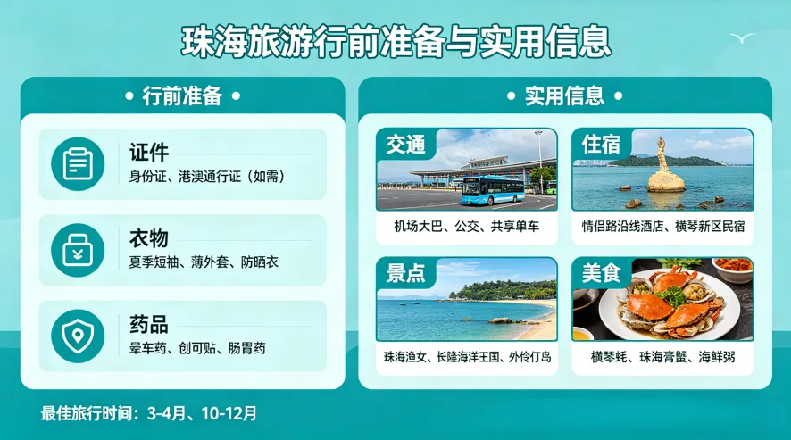 珠海旅游行前准备与实用信息