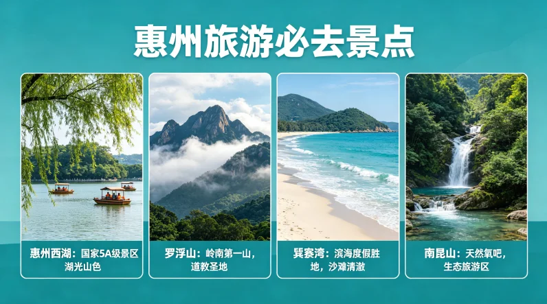 惠州旅游必去景点