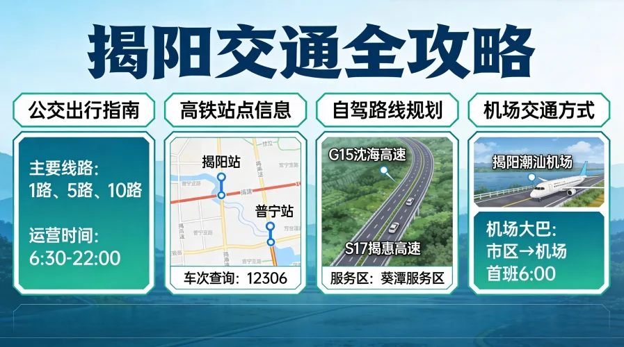 揭阳交通全攻略（对比+真实体验）