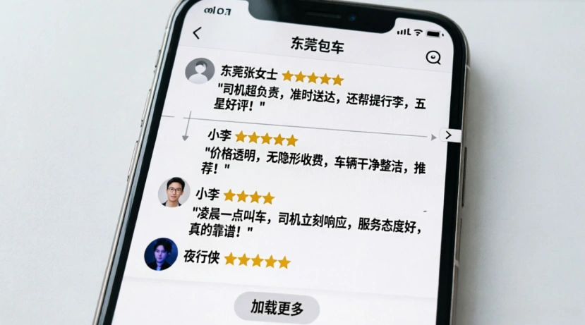 东莞包车真实用户评价