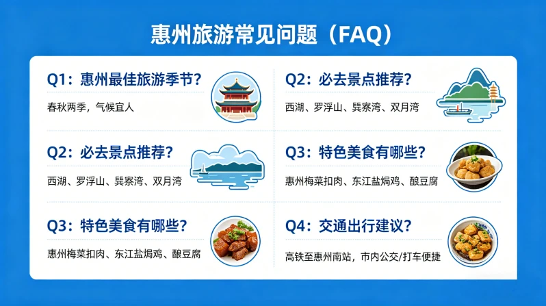 惠州旅游常见问题