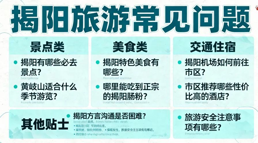 揭阳旅游常见问题（FAQ）