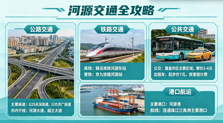河源交通全攻略（对比+真实体验）