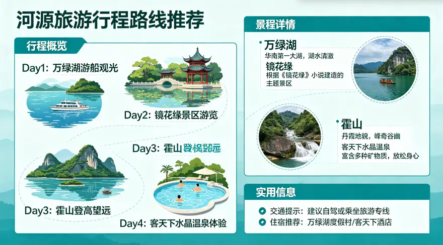河源旅游行程路线推荐