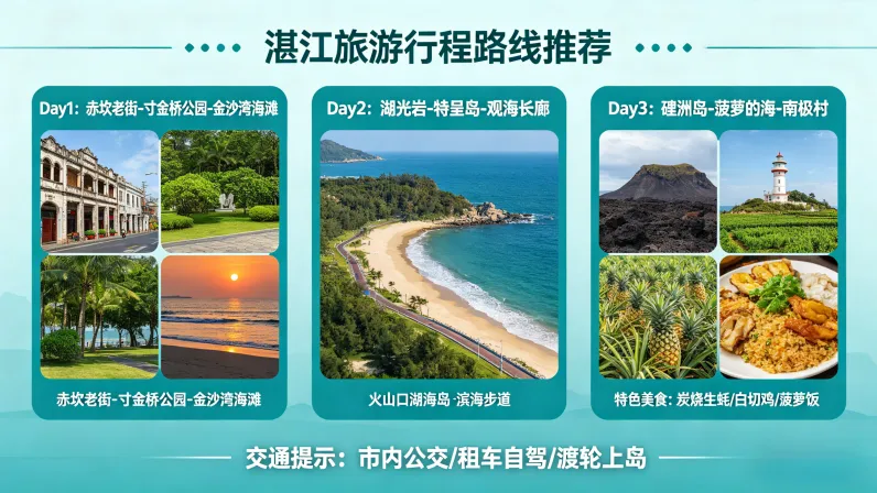 湛江旅游行程路线推荐