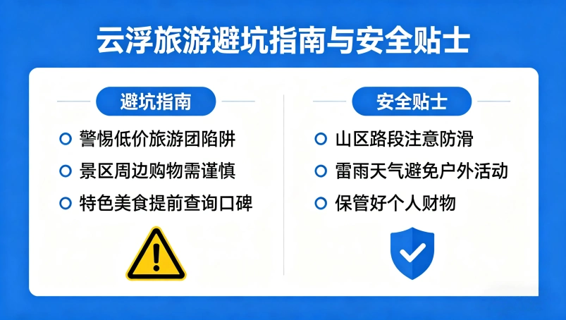 云浮旅游避坑指南与安全贴士