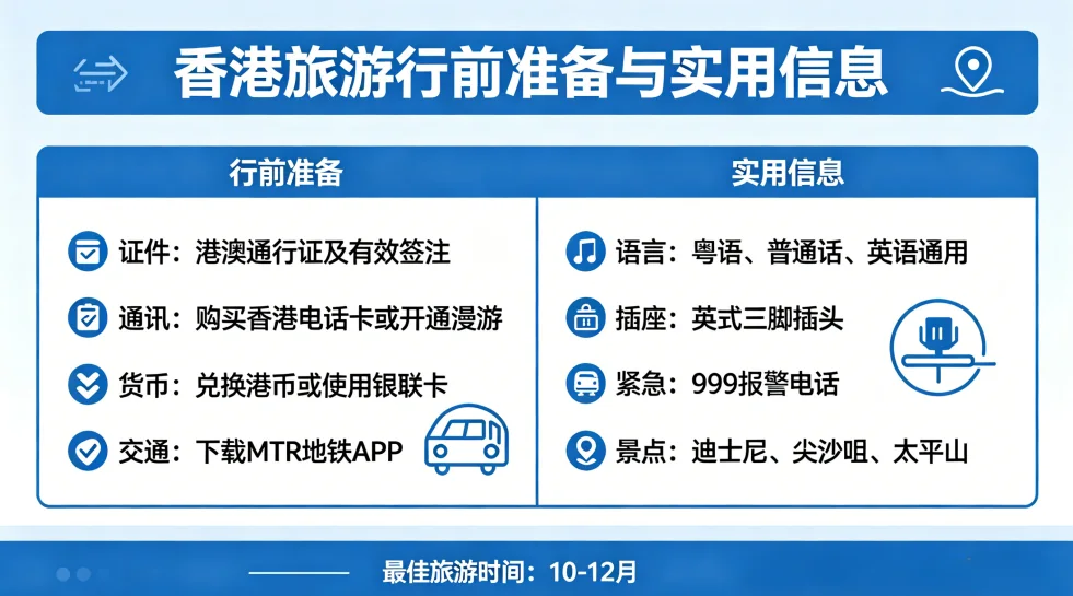 香港旅游行前准备与实用信息