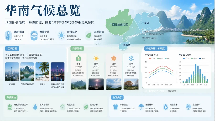 华南气候总览