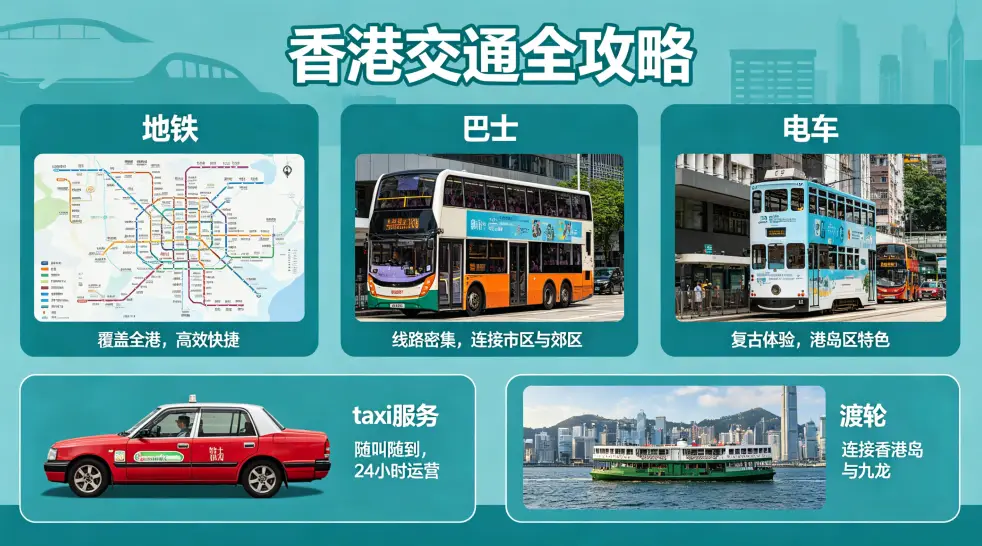 香港交通全攻略(对比+真实体验)
