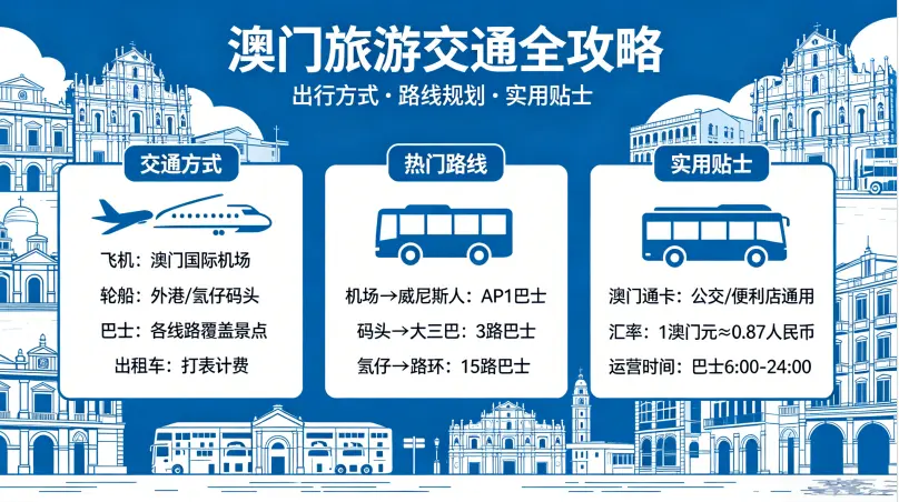 澳门旅游交通全攻略（对比+真实体验）