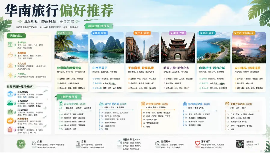 按旅行偏好推荐