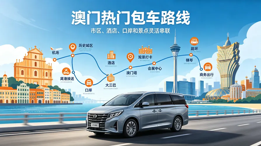 澳门热门包车路线与参考价格