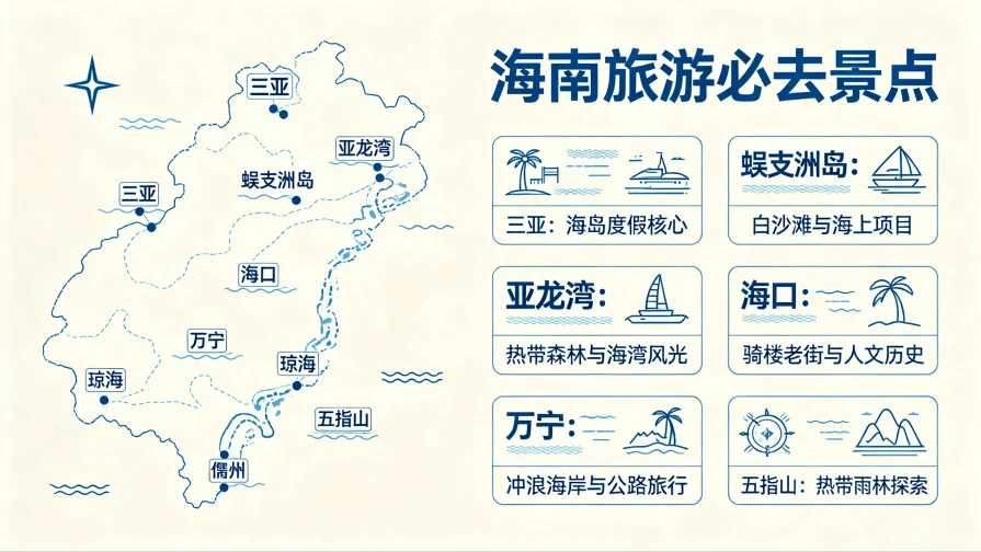 海南旅游必去景点详解(分城市)