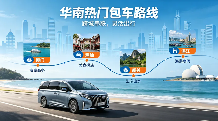 华南热门包车路线与参考价格