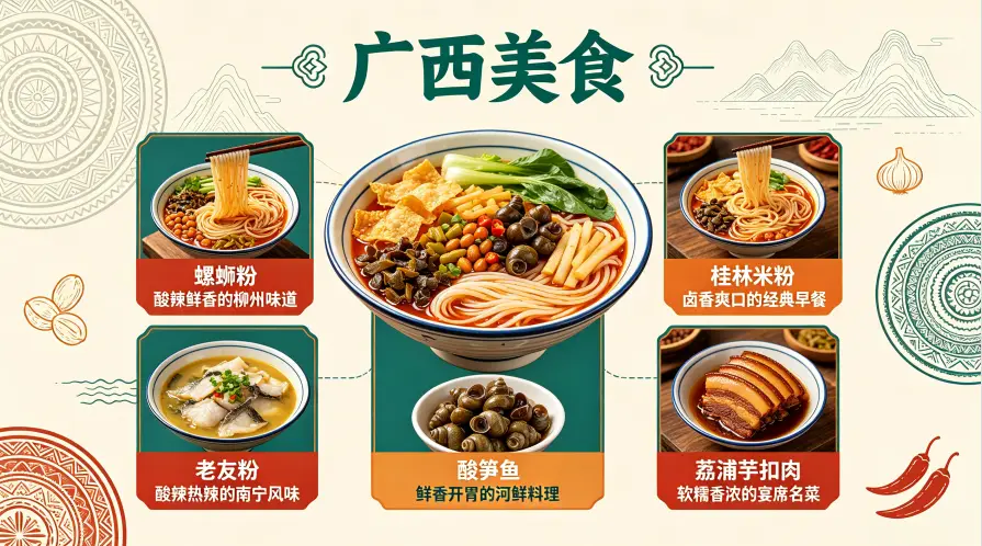 广西美食地图（真实食评）