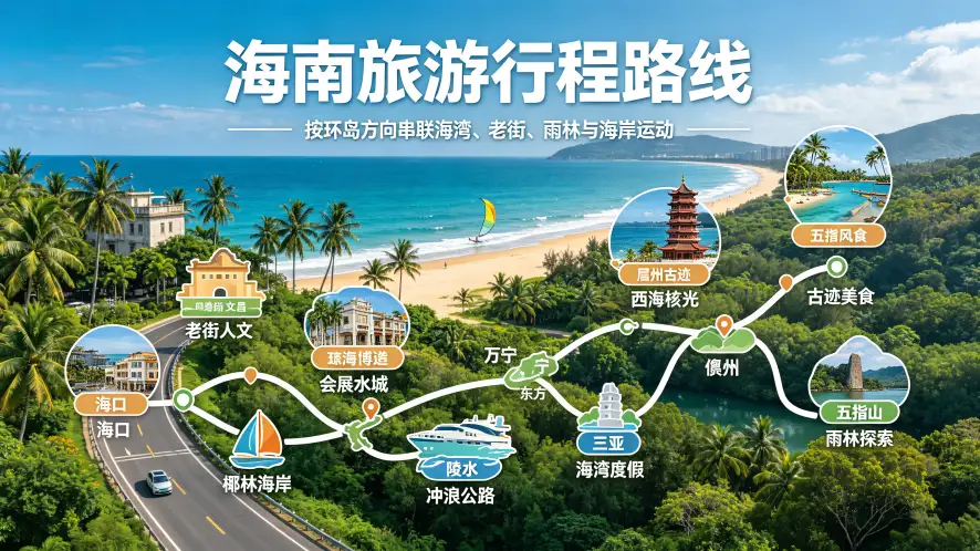 海南旅游行程路线推荐
