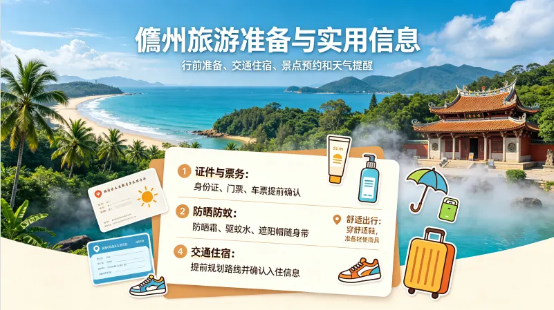 儋州旅游准备与实用信息