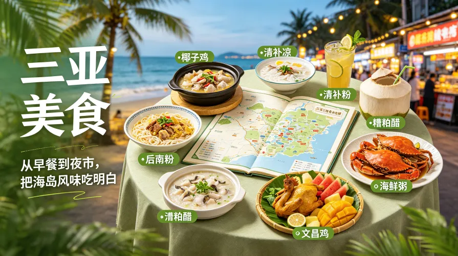 三亚美食地图（真实食评）