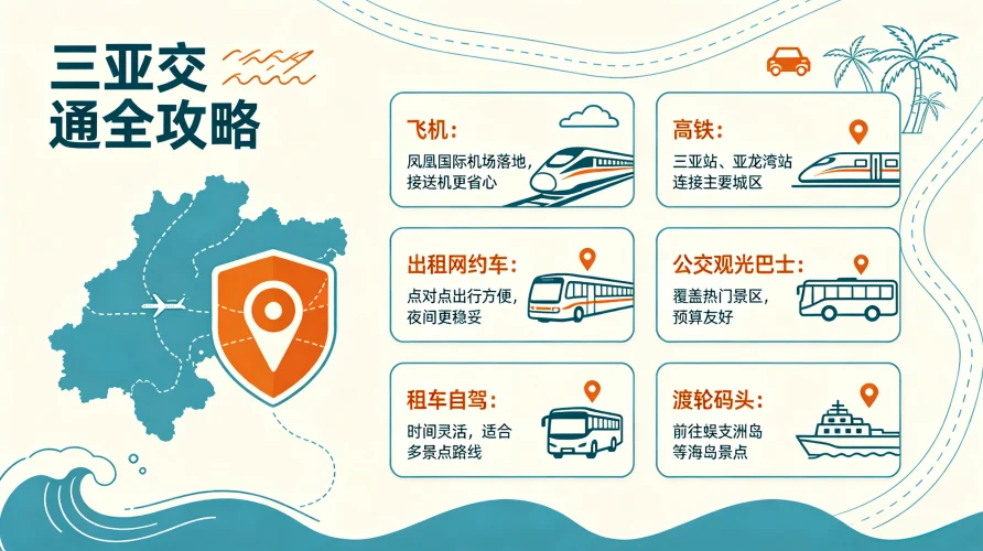 三亚交通全攻略（对比+真实体验）