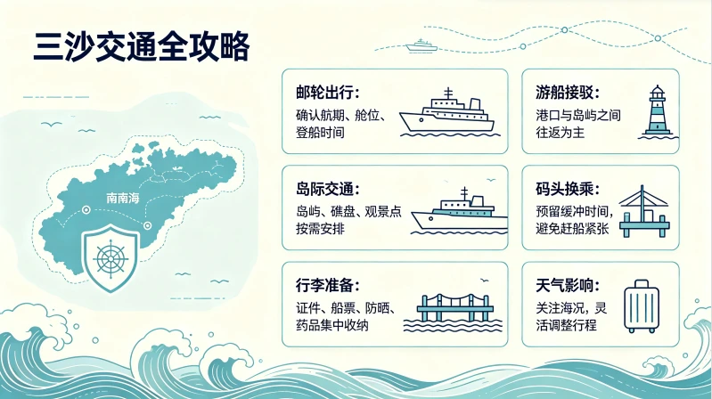 三沙交通全攻略