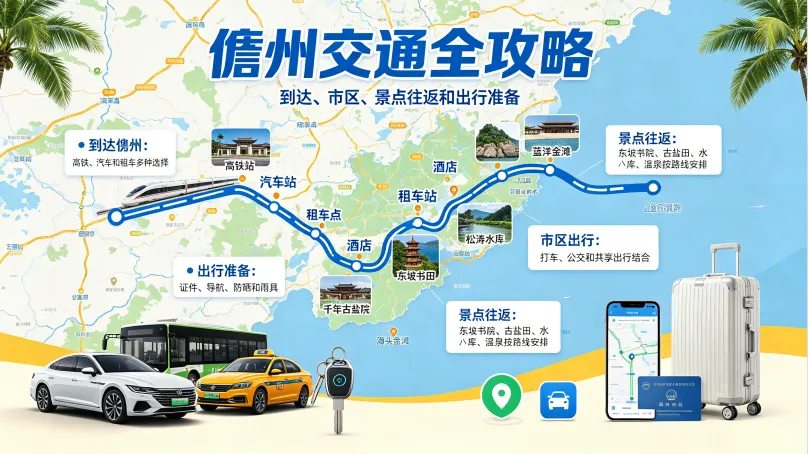 儋州交通全攻略(对比+真实体验)