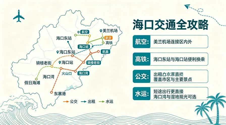 海口交通全攻略