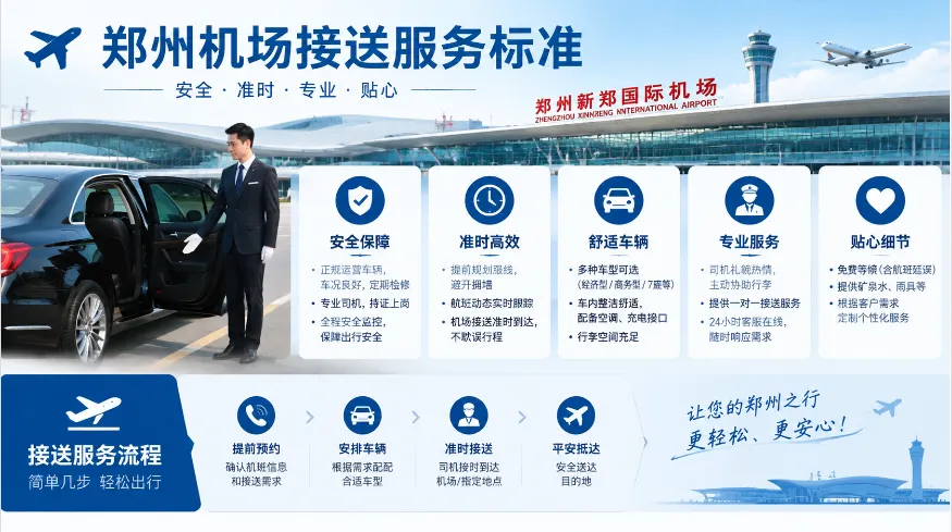 郑州机场接送服务标准