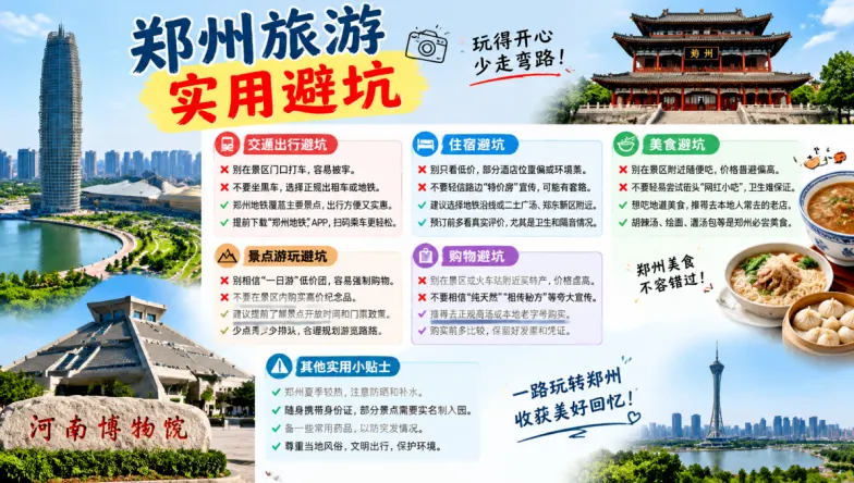 郑州旅游实用避坑与安全贴士