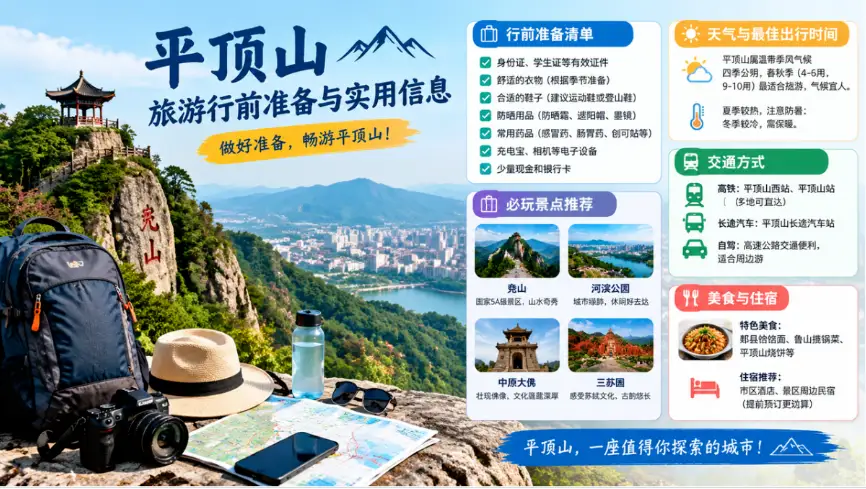 平顶山旅游行前准备与实用信息