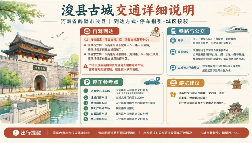 浚县古城交通详细说明