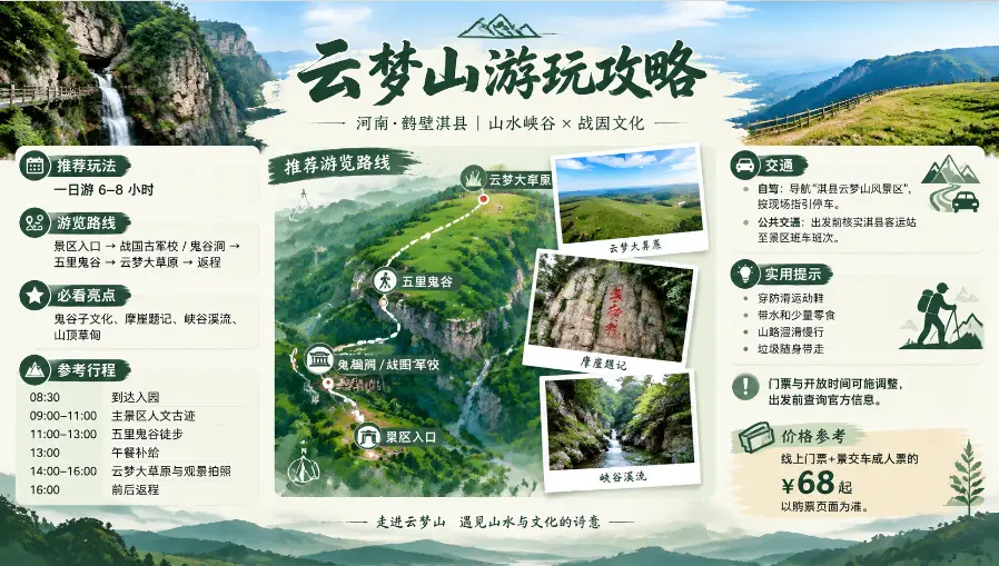 云梦山游玩攻略