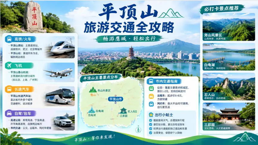 平顶山旅游交通全攻略(对比+真实体验)