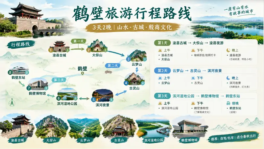 鹤壁旅游行程路线推荐