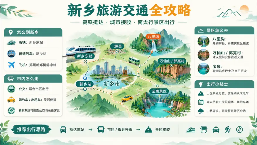 新乡旅游交通全攻略（对比+真实体验）